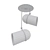 Luxury Duo Chandelier 3D model small image 2
