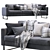 Elegant Prastoria Sofa 3D model small image 1