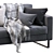 Elegant Prastoria Sofa 3D model small image 7
