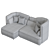 Modular Ottawa by Boconcept 3D model small image 7