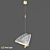 Golden Butterfly Pendant Light 3D model small image 5