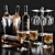 Elegant Whiskey Gift Set 3D model small image 23