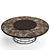 Elegant Flexform Mood Dining Set 3D model small image 3