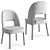 Elegant Flexform Mood Dining Set 3D model small image 6