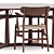 Modern Scandinavian CH26 Chair & Drop Leaf HM6 Table 3D model small image 3