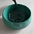 Cielo Tino Washbasin: Elegant Ceramic Counter Top 3D model small image 2