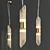 Bacaen One: Sleek Metal and Glass Pendant Light 3D model small image 2