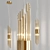 Bacaen One: Sleek Metal and Glass Pendant Light 3D model small image 3
