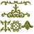 Elegant Trim Ornament: 8k Alpha 3D model small image 4