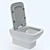 Berges LEVEL Toilet: Premium Quality & Detailed Design 3D model small image 3