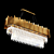 Elegant Gold Plated Crystal Chandelier 3D model small image 2