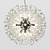 Dandelion Ceiling Lamp - Elegant Lighting Solution 3D model small image 1