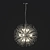 Dandelion Ceiling Lamp - Elegant Lighting Solution 3D model small image 5