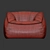 Cozy Vegan Caramel Lounger 3D model small image 10