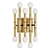 Modern Bamboo Glam: Meurice Five-Arm Sconce 3D model small image 1