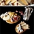 Gourmet Cheese Plate with Figs 3D model small image 3