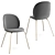 Stylish Gubi Beetle Dining Set 3D model small image 5