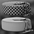 Modern Spool Ottoman by Kardiel 3D model small image 6