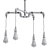 Industrial Water Pipe Chandelier 3D model small image 2