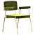 Elegant Artifort Moulin Chair 3D model small image 1