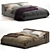 Title: Supreme Comfort Cappellini Bed 3D model small image 2