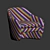 Pavia Lounge Chair: Modern Elegance for Ultimate Comfort 3D model small image 4