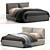 Title: Modern Simplicity Henry Bed 3D model small image 1