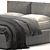 Title: Modern Simplicity Henry Bed 3D model small image 4