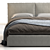 Title: Modern Simplicity Henry Bed 3D model small image 5