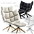 Luxury Armchair Collection: B&B Italia Husk 3D model small image 1