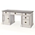 Transilvania DM100: Sleek Writing Desk 3D model small image 8