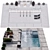 Luxe Pool: 20m2 Modern Design 3D model small image 5