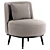 Turbosmooth Armchair: Designer Furniture for Corona Render 3D model small image 1