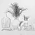 Zen Bohemian Decor Set 3D model small image 7