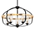 Carlsen 5-Light Geometric Chandelier 3D model small image 1