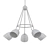 Modern Geometric Chandelier 3D model small image 2