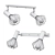 Elegant Diadem Ceiling Lamp 3D model small image 2
