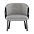 Modern ZANT 04 Armchair: Sleek & Stylish 3D model small image 2