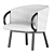 Modern ZANT 04 Armchair: Sleek & Stylish 3D model small image 5