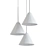  Modern Glass Cone Pendant 3D model small image 2