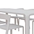 Primum Modern Dining Set 3D model small image 7