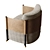 Varese Lounge Chair: Timeless Elegance 3D model small image 4