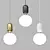 Elegant Parachilna Pendant Replica 3D model small image 1