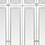 Modern Beige Wardrobe with Two Handle Options 3D model small image 7