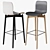 Modern Scandinavian Stool: Norr11 Langue 3D model small image 2