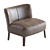 Maxalto Febo Low Armchair: Elegant and Comfortable 3D model small image 3
