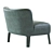 Maxalto Febo Low Armchair: Elegant and Comfortable 3D model small image 5
