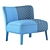 Maxalto Febo Low Armchair: Elegant and Comfortable 3D model small image 6