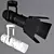 Syprocom Movie: Spectacular Ceiling Spotlight 3D model small image 3