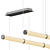 Veneto LED Linear Pendant Light by Huxe 3D model small image 3
